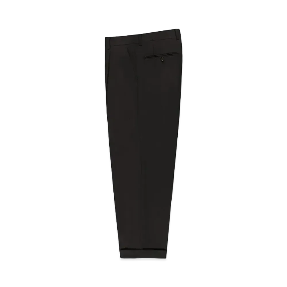 WACKO MARIA Dormeuil / Pleated Trousers (Type-2) "Black"