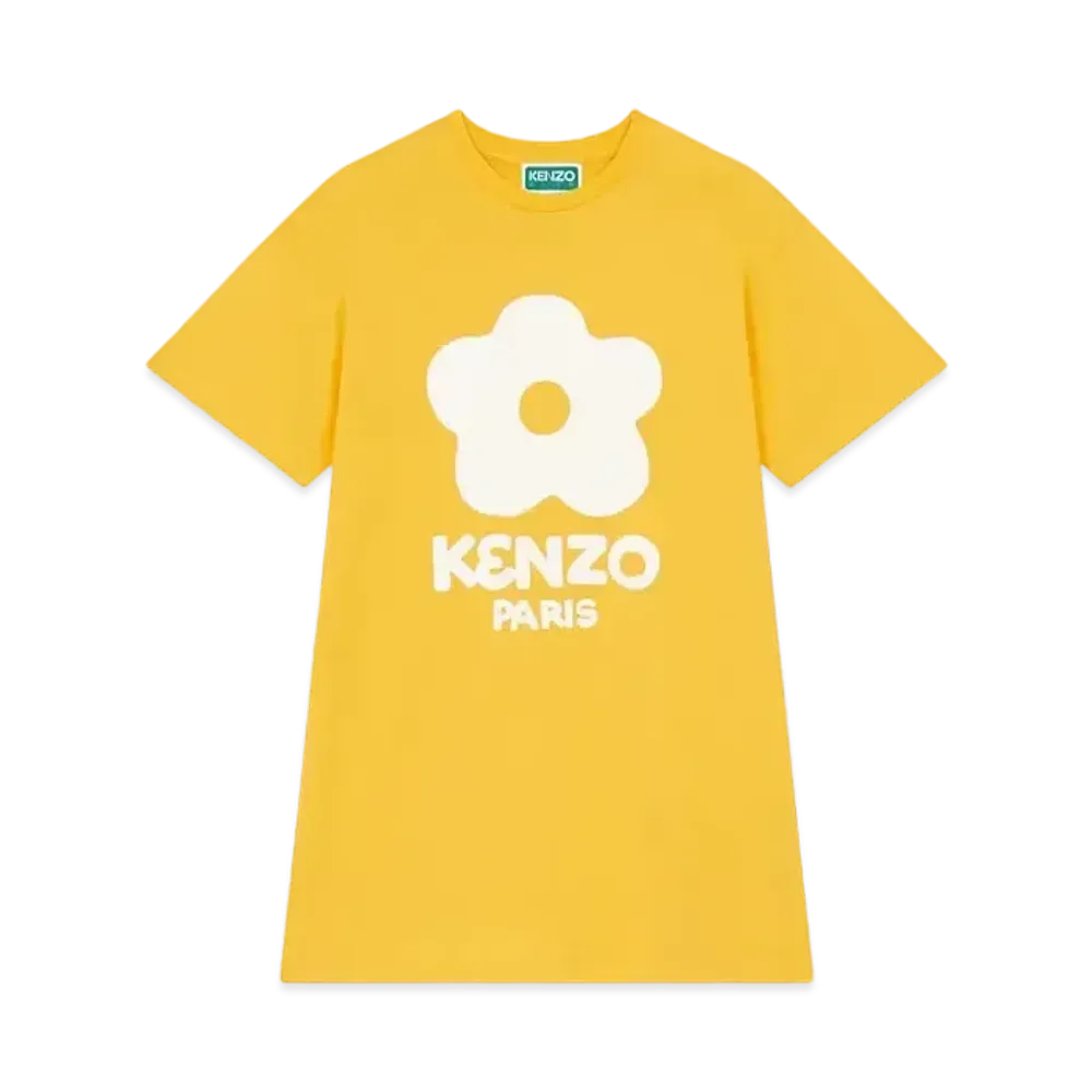 KENZO 'SAILOR' Cotton Dress "Golden Yellow"