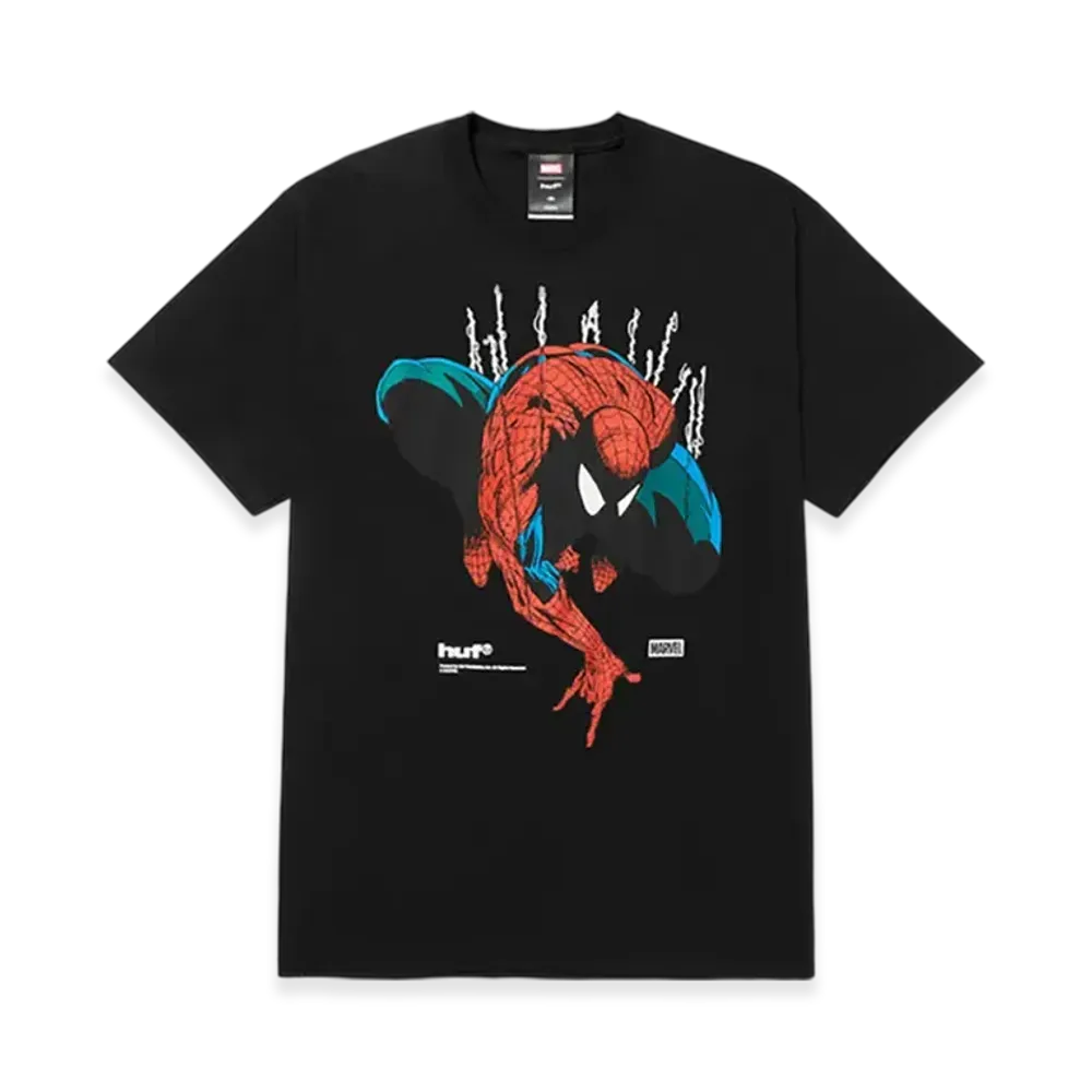 HUF x MARVEL SPIDER-MAN Perceptions Tee "Black"