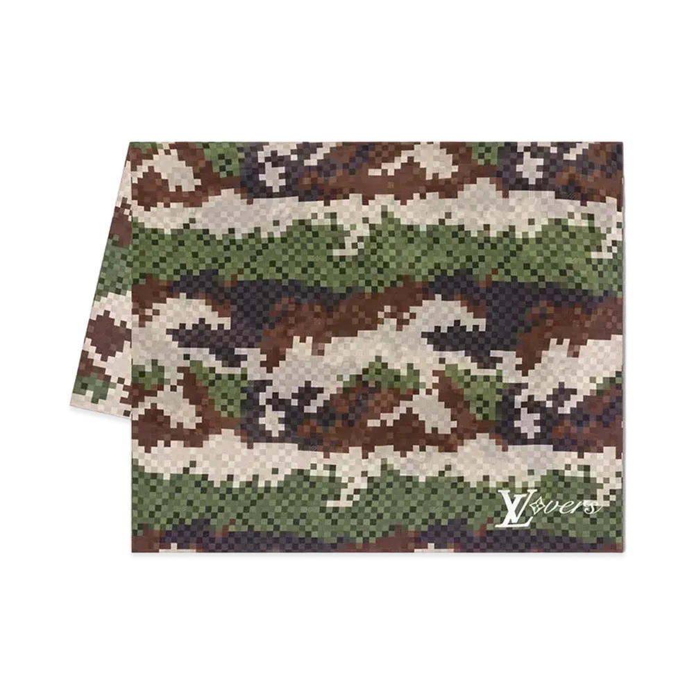 Louis Vuitton LV Lovers Damier Damoflage Stole "Vert"