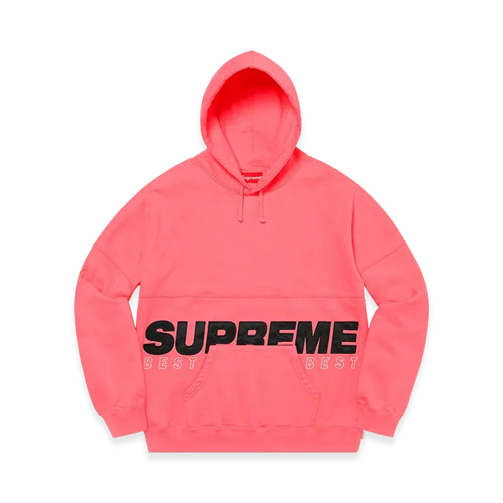 Supreme Best Of The Best Hooded Sweatshirt "Bright Coral"