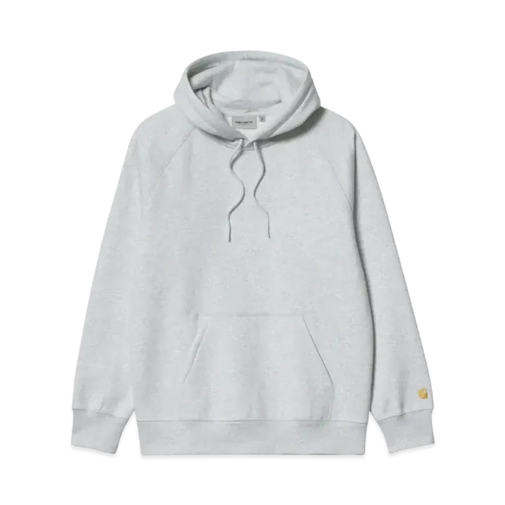 Carhartt WIP Hooded Chase Sweatshirt "Ash Heather / Gold"