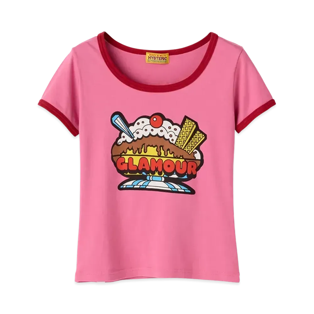 HYSTERIC GLAMOUR Parco Special Order/Glamor Paffe Chibi T-Shirt "Pink"