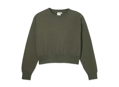 X-Girl Butterfly Embroidery Compact Sweat Top "Olive"
