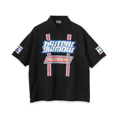 HYSTERIC GLAMOUR HG Pit Crew Shirt "Black"