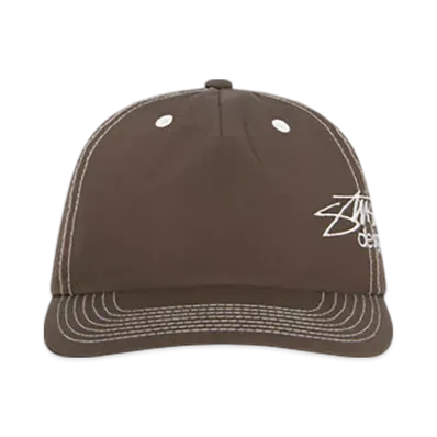Stussy Mid-Depth Stussy Designs Snapback "Brown"