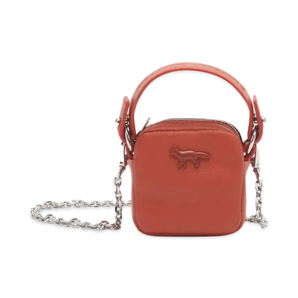 Maison Kitsune Cloud Mini Coin Case "Redwood"