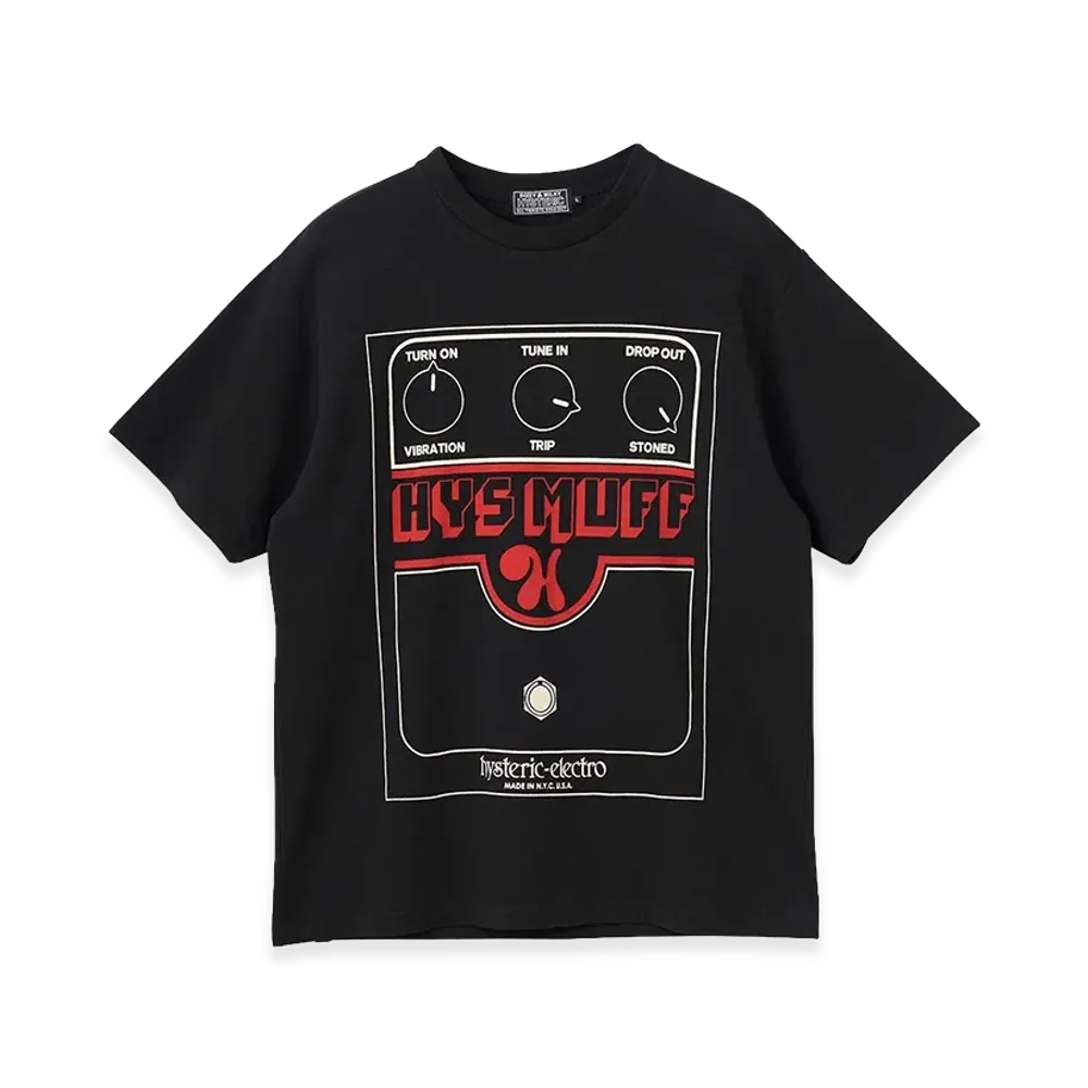 HYSTERIC GLAMOUR Hys Muff T-Shirt "Black"