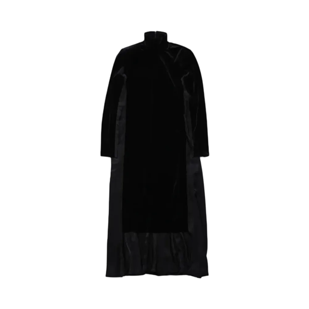 TOGA VIRILIS Velor Jersey Dress "Black" TZ242-JH983