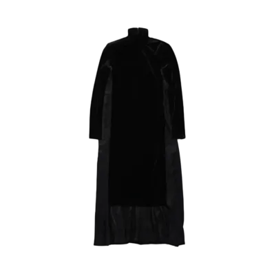 TOGA VIRILIS Velor Jersey Dress "Black" TZ242-JH983