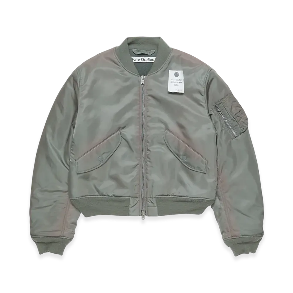 Acne Studios Washed Bomber Jacket "Stone Grey"