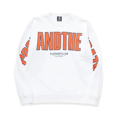 RATS Big Logo Crew Neck Sweat "White"