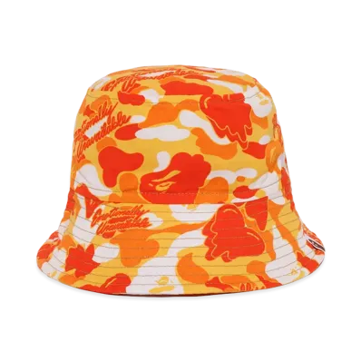 A BATHING APE x EMOTIONALLY UNAVAILABLE Bucket Hat "Orange"