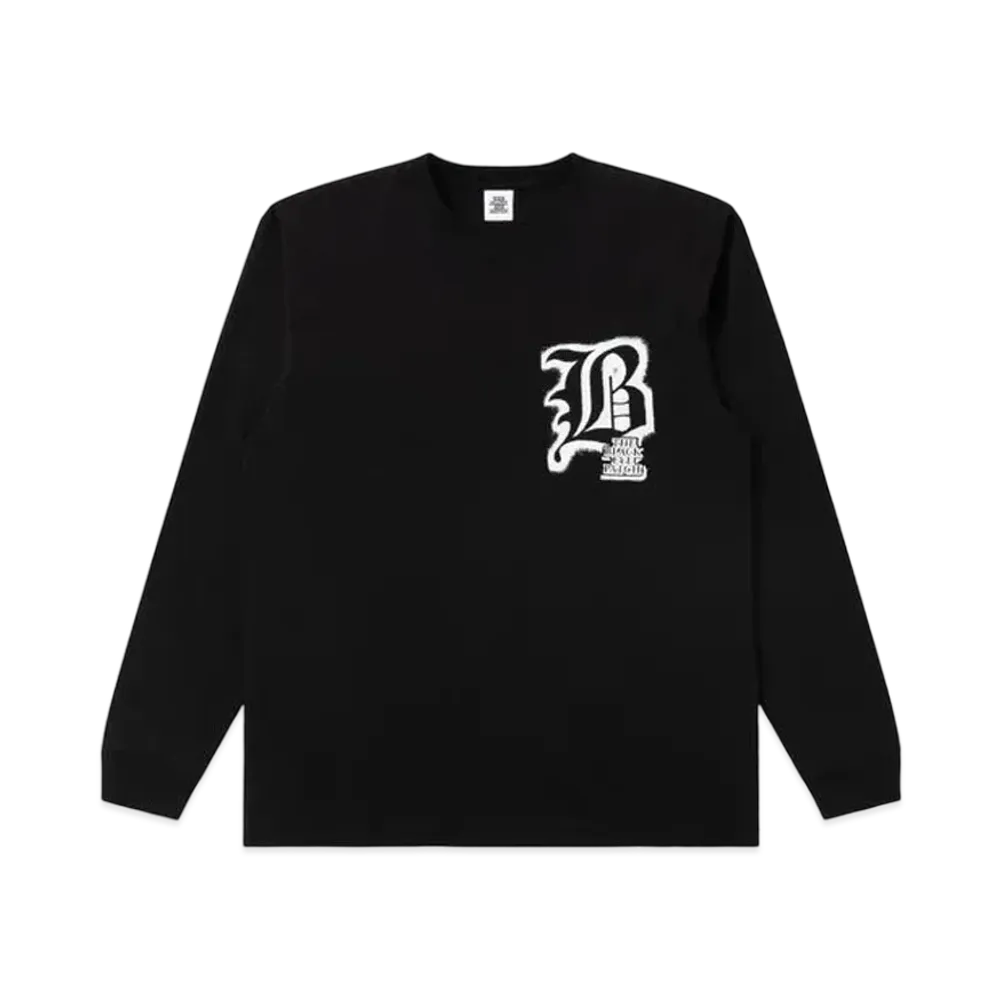 BlackEyePatch Blackletter L/S Tee "Black"