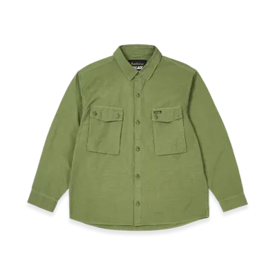 PALACE Barbour Officer Shirt "Olive"