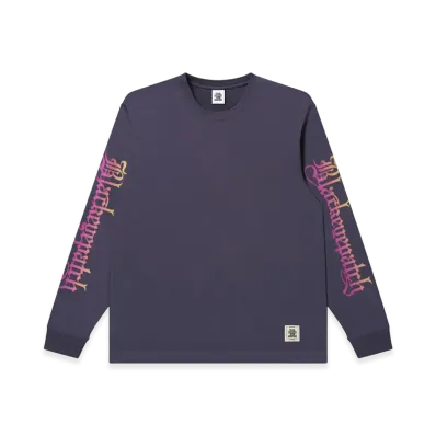 BlackEyePatch Wavecore Logo Heavyweight L/S Tee "Navy"