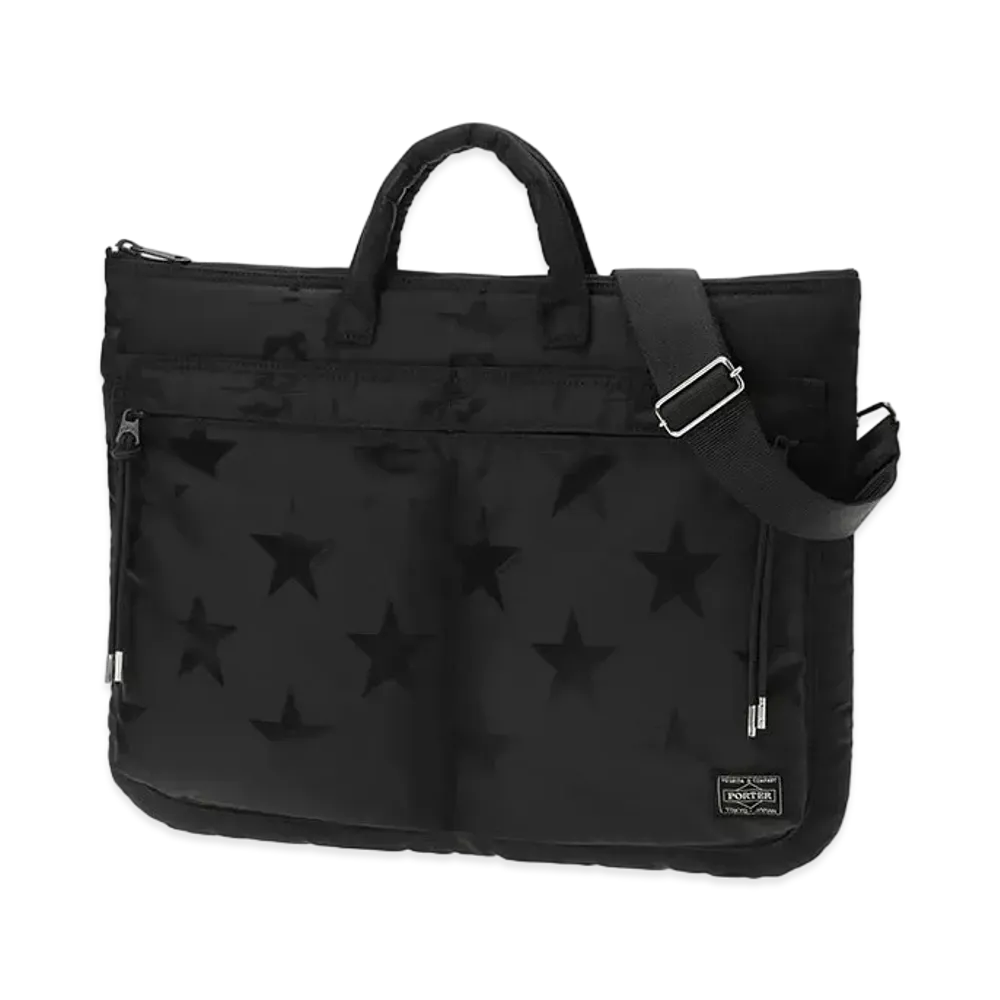 PORTER / FLAG Flag 2Way Short Helmetbag "Black"