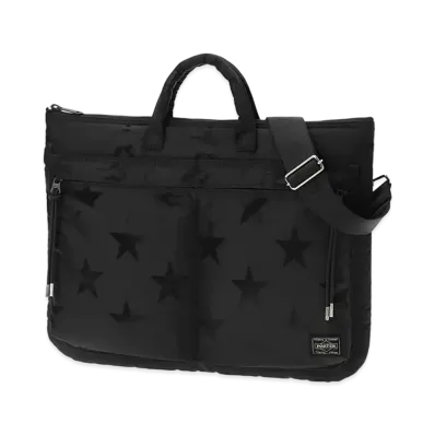 PORTER / FLAG Flag 2Way Short Helmetbag "Black"