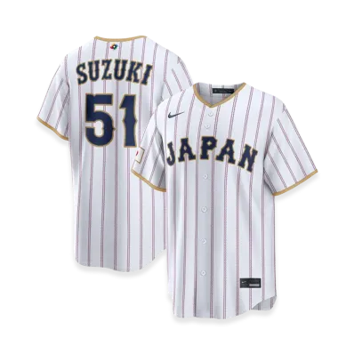 Nike 2026WBC World Baseball Classic Seiya Suzuki Japan Baseball Home Stadium Jersey "White"