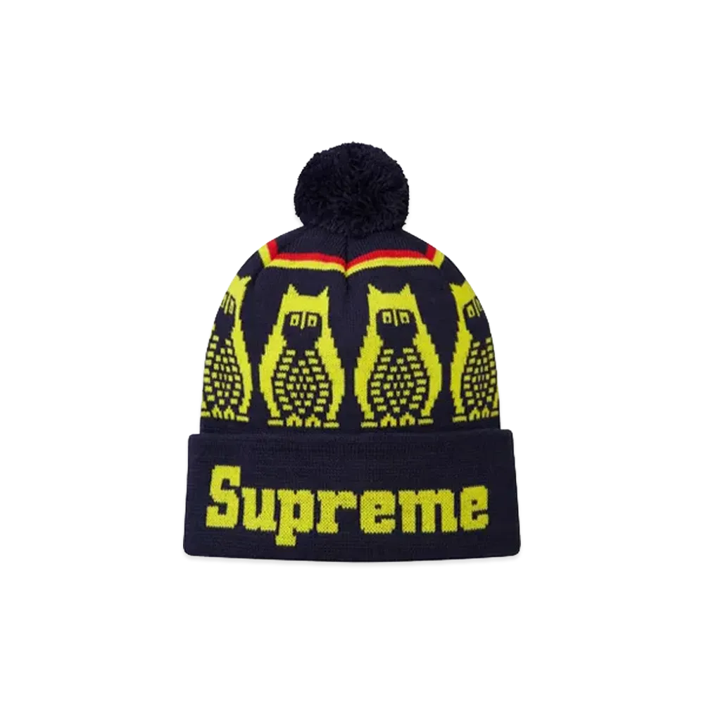 Supreme Owls Beanie "Navy/Gold"