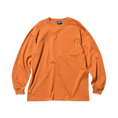 Lafayette SOLID POCKET L/S TEE "MUSTARD"