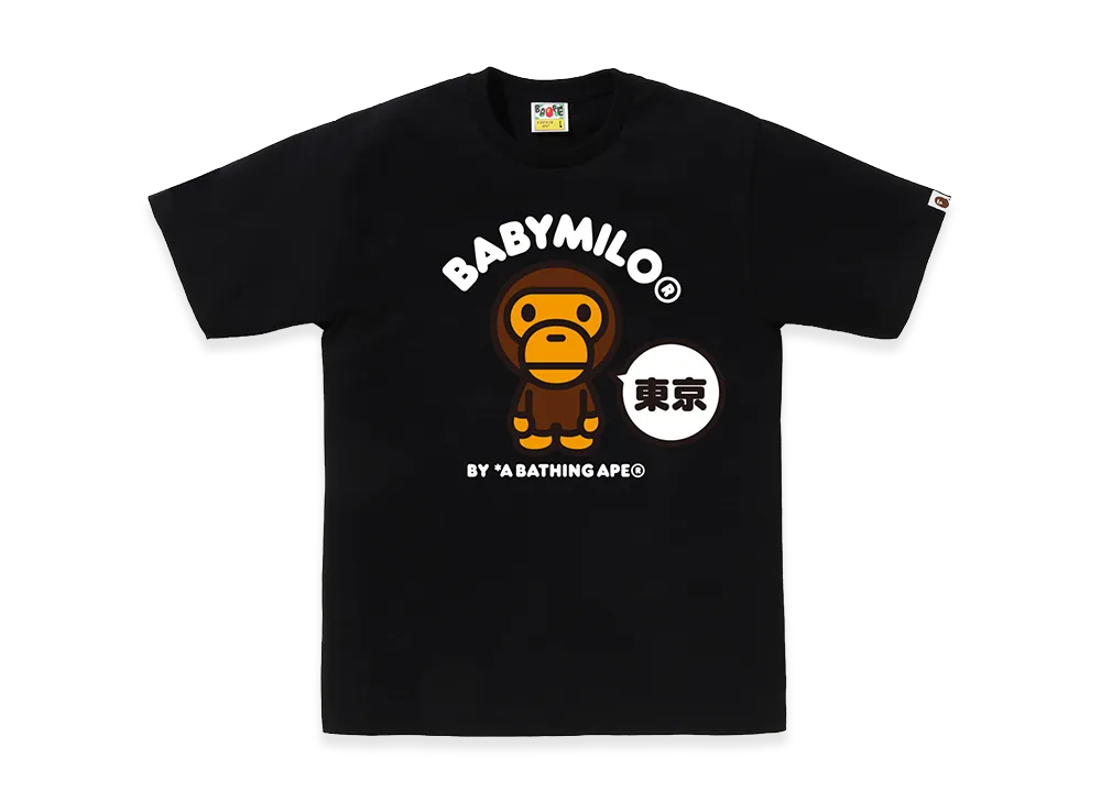A BATHING APE Tokyo Exclusive Baby Milo Tokyo Tee "Black"