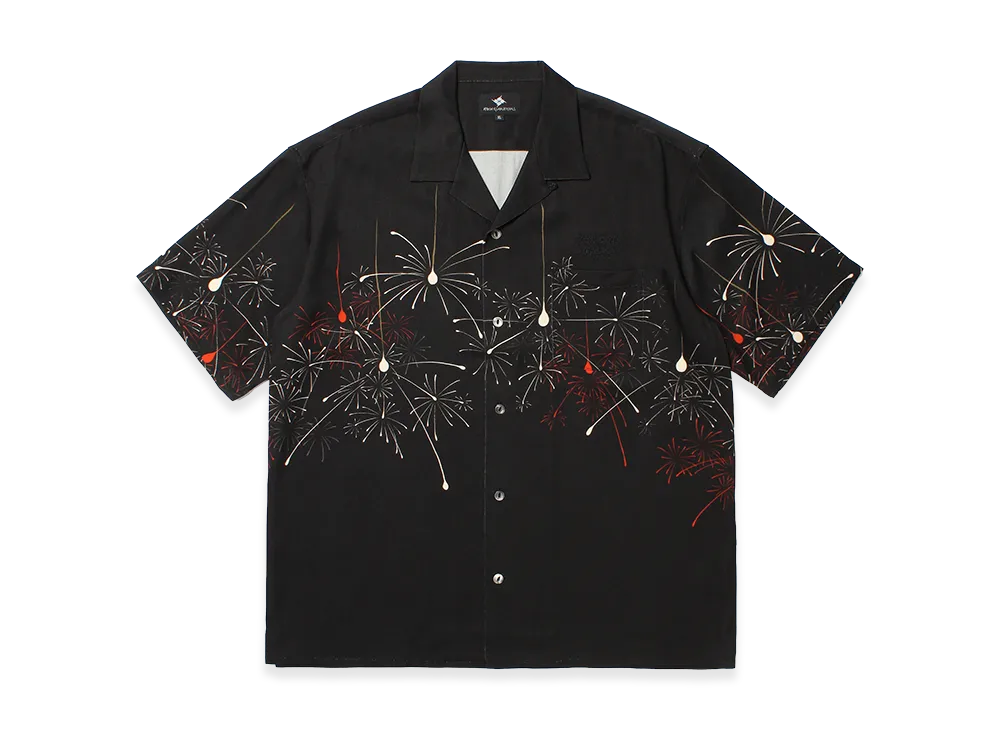 APHRODITEGANG GAKKIN x BUDSPOOL Tsubomibi Hawaiian Shirt "Black"