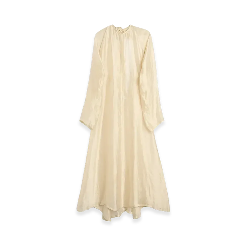 OUR LEGACY Women's Shift Dress "Moonlit Pearl Shimmer Gauze"