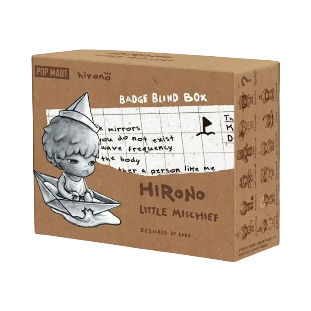 POP MART HIRONO Mischievous Series Pin Badge [Piece]