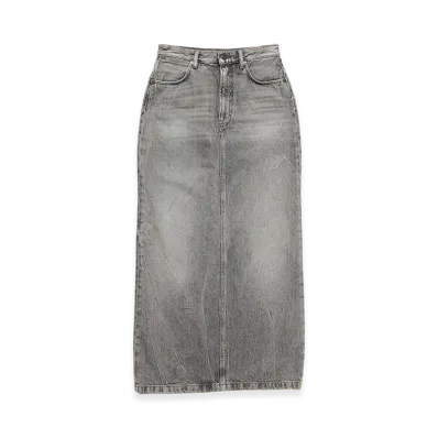 Acne Studios Long Denim Skirt "Washed Black"