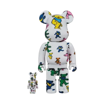 Bearbrick GRATEFUL DEAD 100% & 400% (DANCING BEAR)