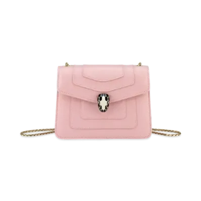 BVLGARI Serpenti Forever Crossbody Bag "Primrose Quartz Pink"