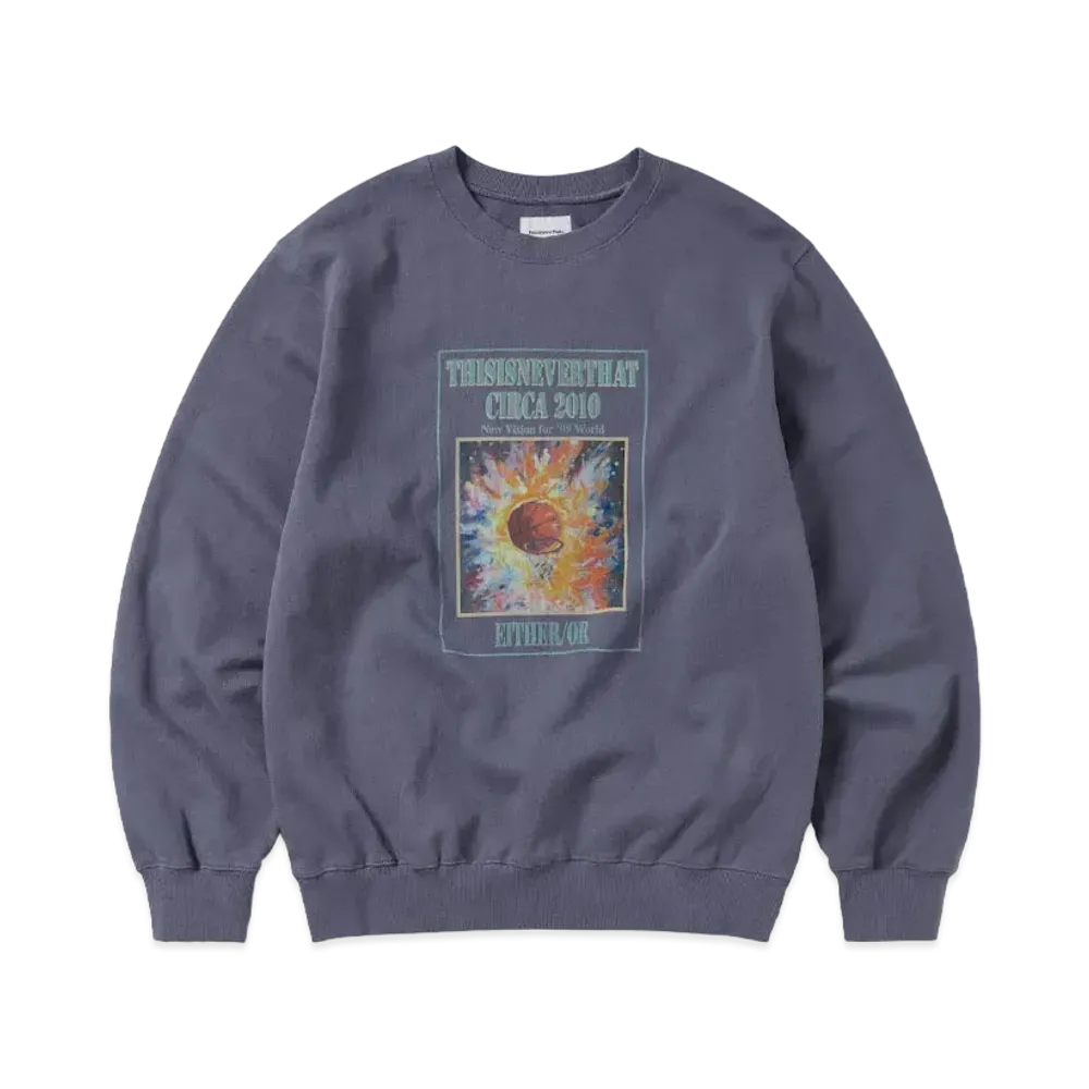 thisisneverthat Basketball Hoop Crewneck "Violet"