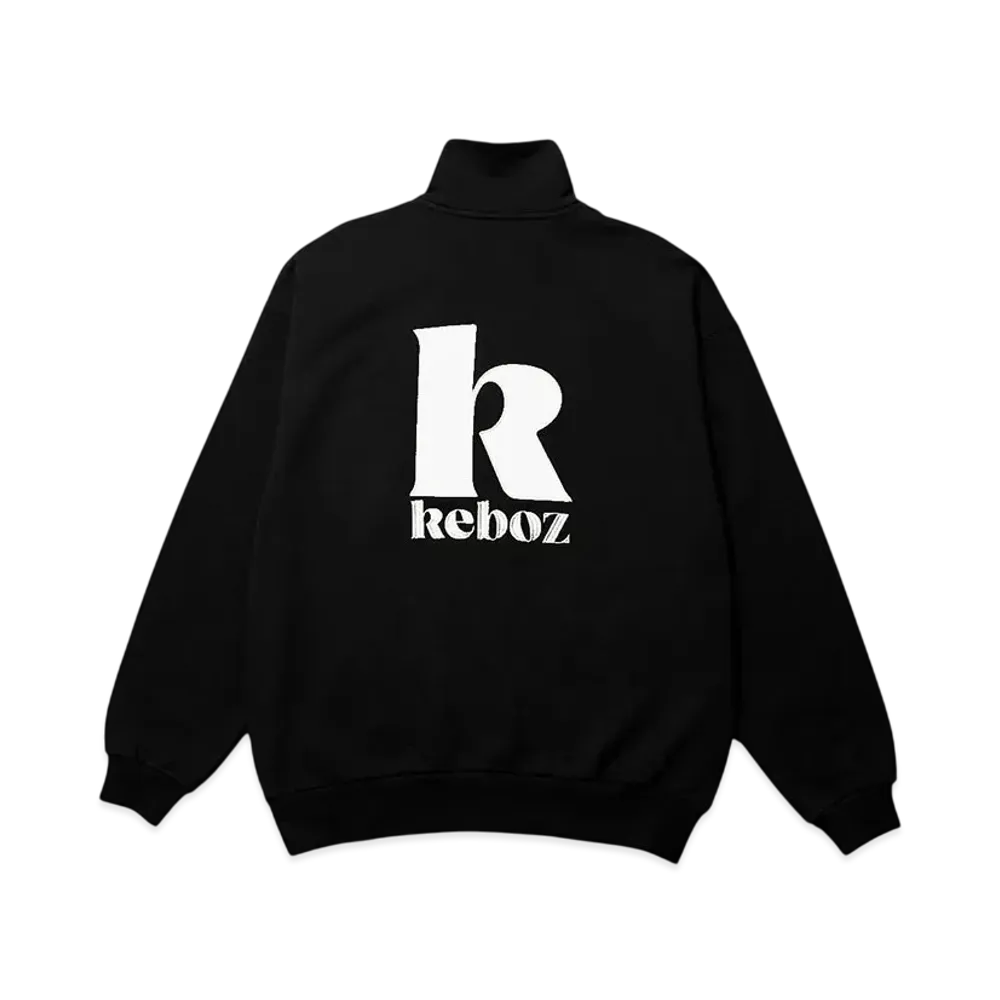 KEBOZ Nk Half Zip Sweat Pullover "Black"