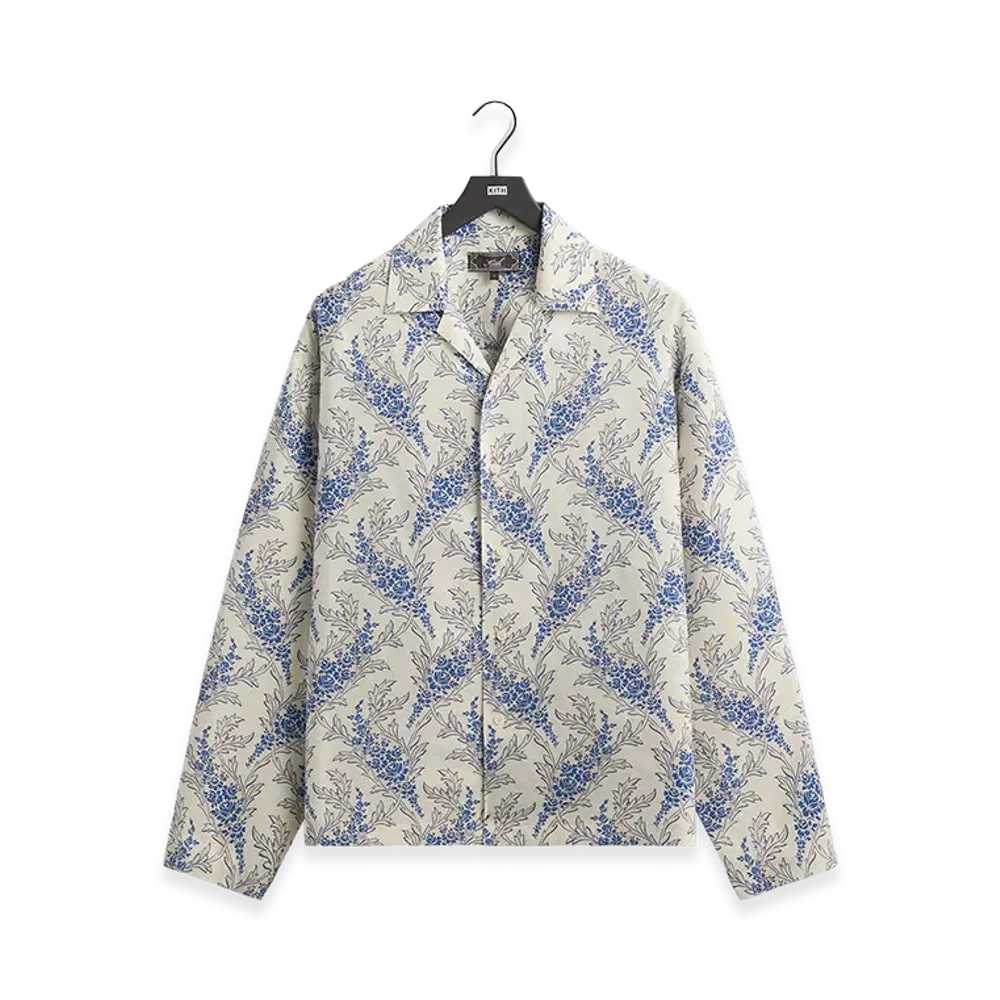 Kith Cupro Linen Long Sleeve Adonis Shirt "Cyclone"