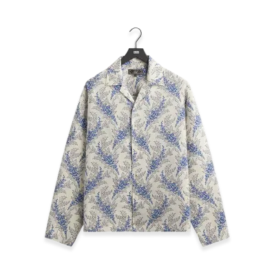 Kith Cupro Linen Long Sleeve Adonis Shirt "Cyclone"