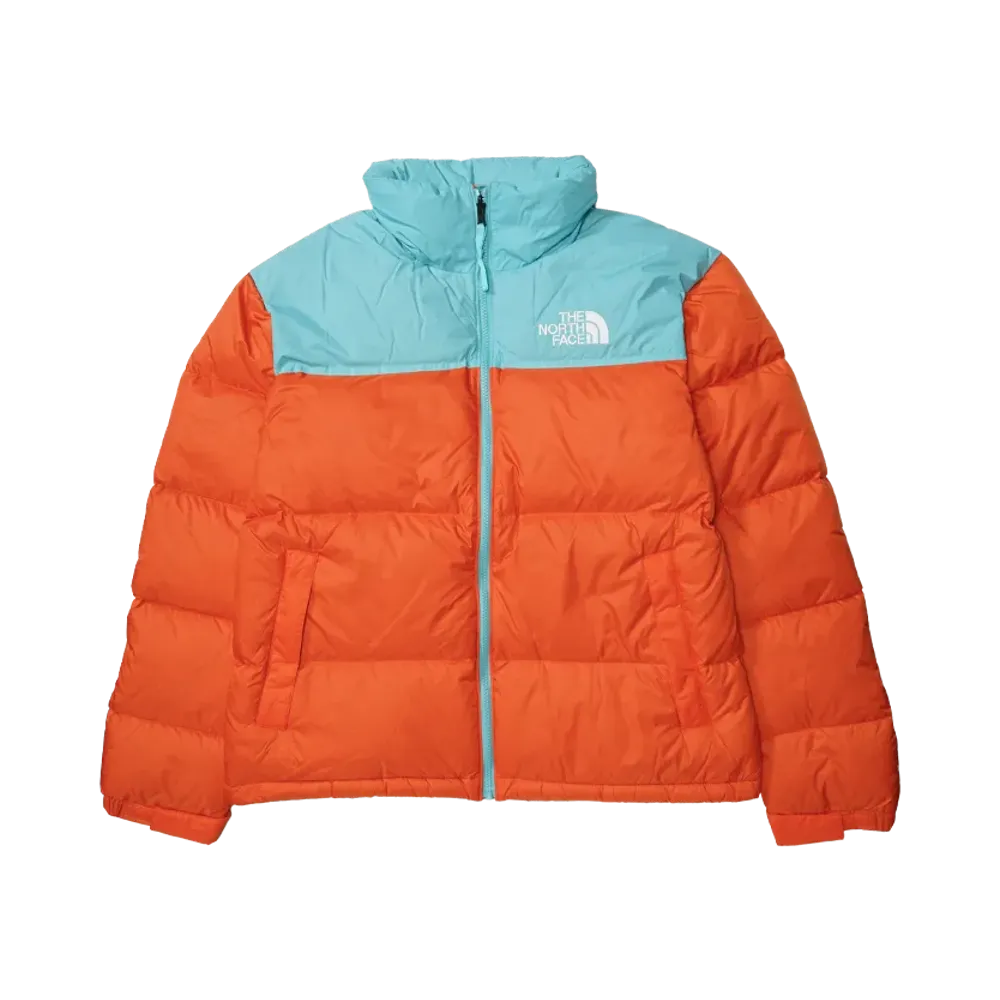 The North Face 1996 Retro Nuptse Jacket (NF0A3C8D) "Red Orange/Transantarctic Blue"