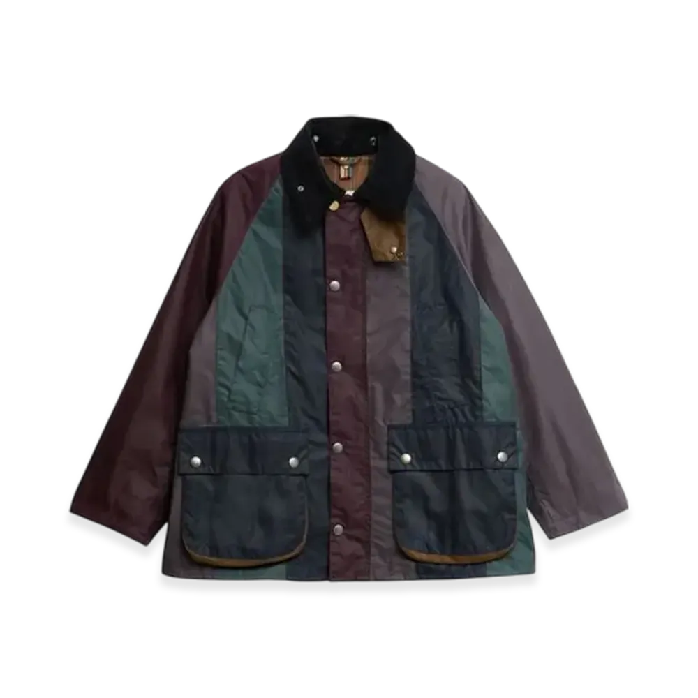 Barbour x Paul Smith Bedale Striped Wax Jacket Oversized Fit "Multi"