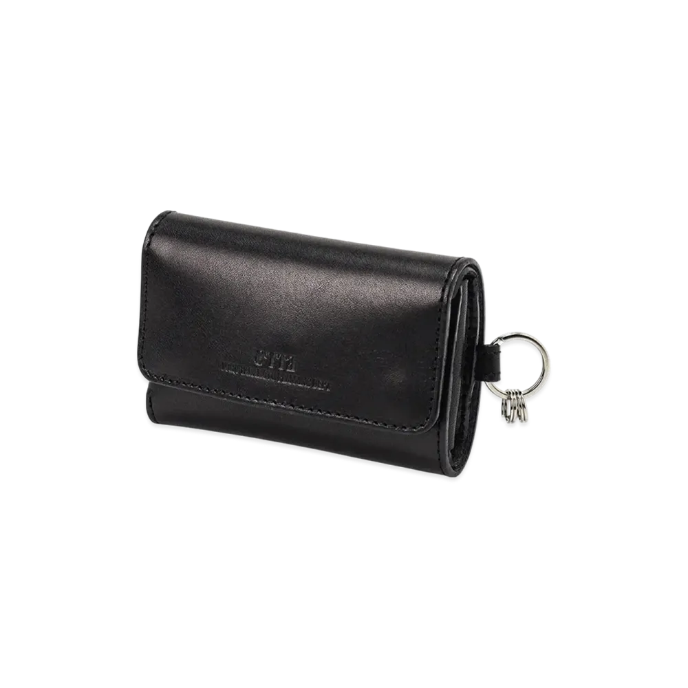 S'YTE Leather Tri-Fold Mini Wallet "Black"