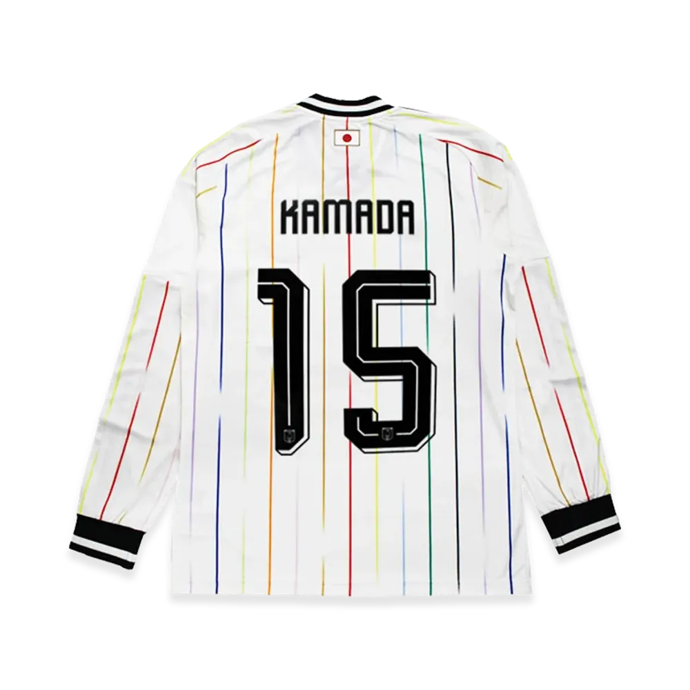 adidas Soccer Japan 2026 Away Replica Jersey Long Sleeve #15 Daichi Kamada "OffWhite/Black"