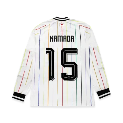 adidas Soccer Japan 2026 Away Replica Jersey Long Sleeve #15 Daichi Kamada "OffWhite/Black"
