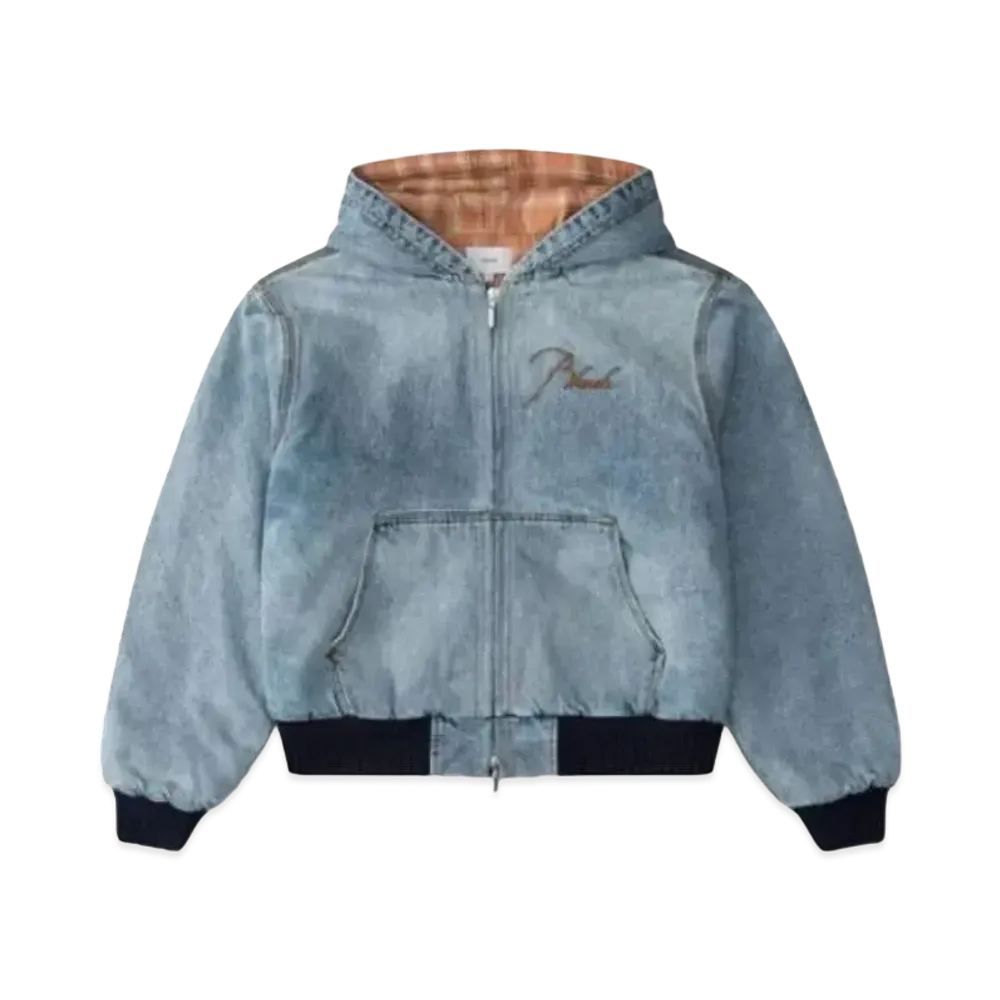 RHUDE Denim Hoodie "Indigo"