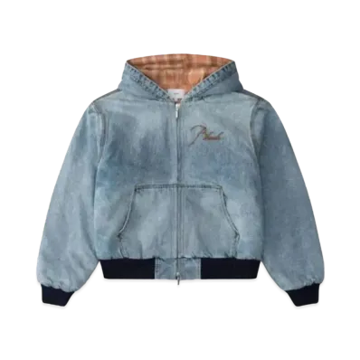 RHUDE Denim Hoodie "Indigo"