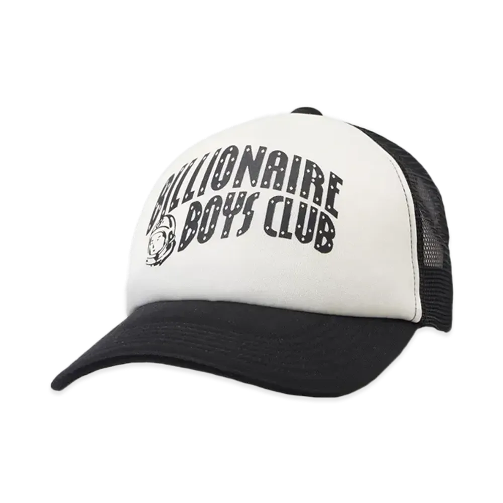 BILLIONAIRE BOYS CLUB MESH CAP ARCH LOGO "WHITE"