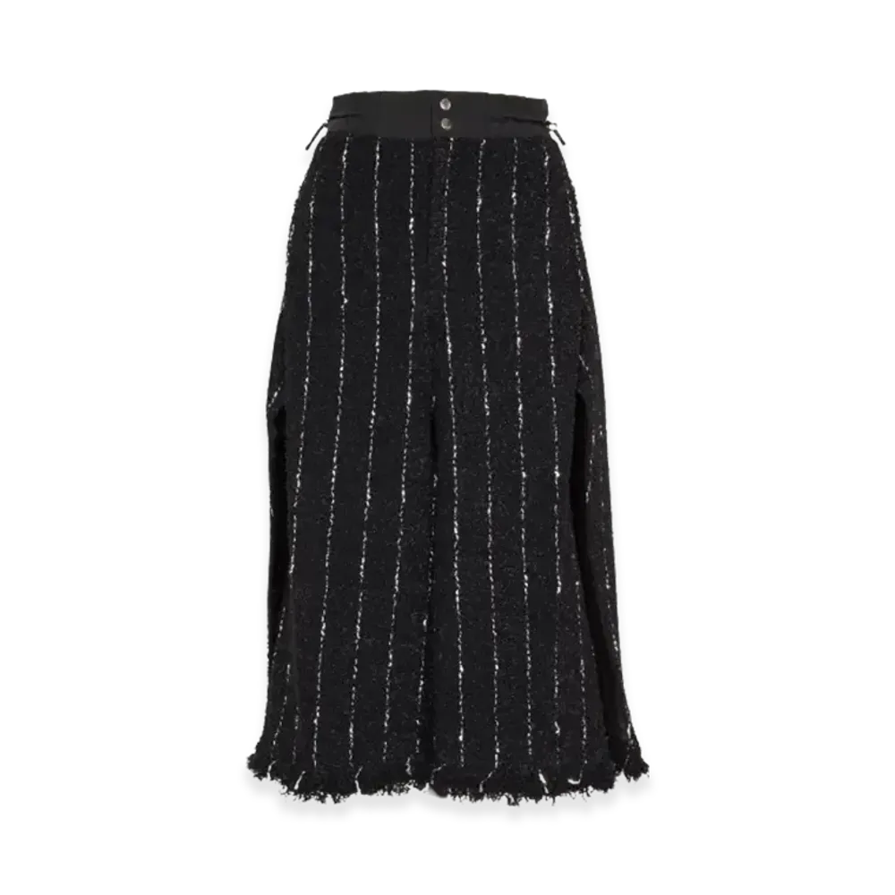 sacai Tweed Skirt "Black"