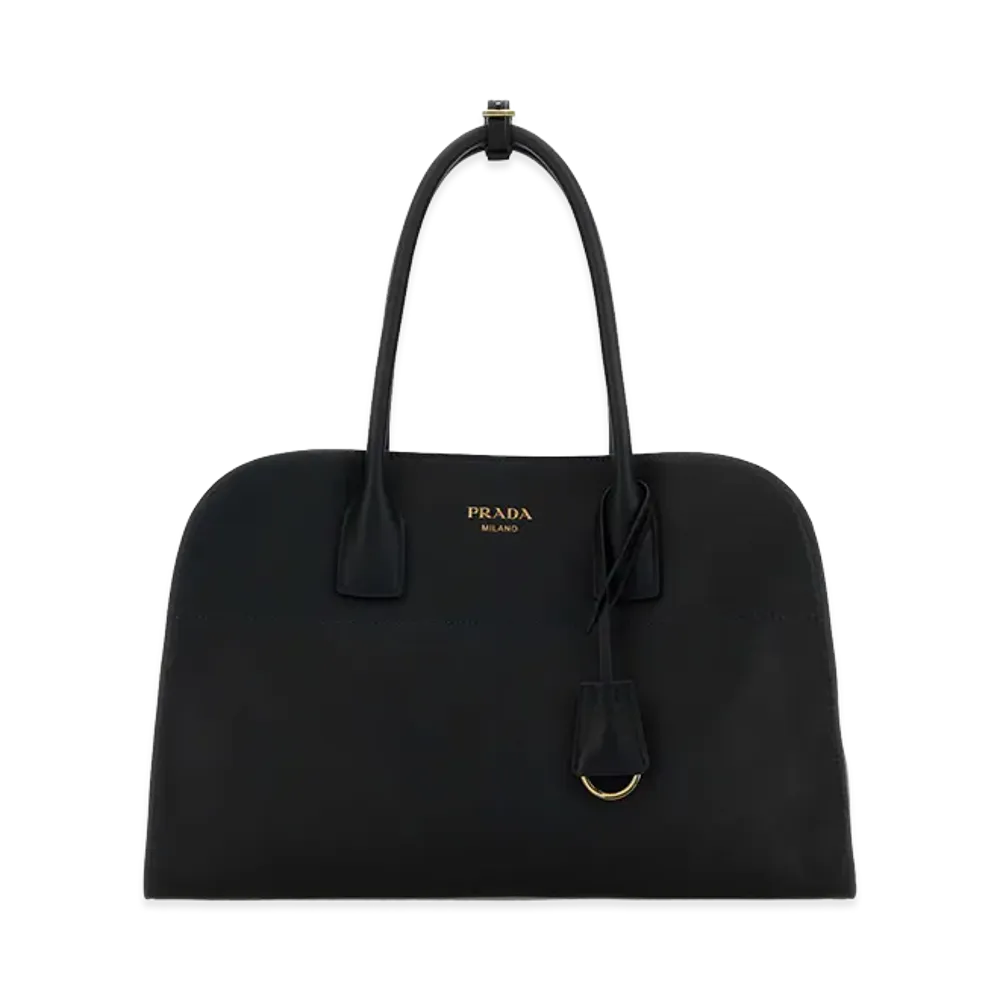 PRADA Women's Leather Medium Shopping Bag "Black"