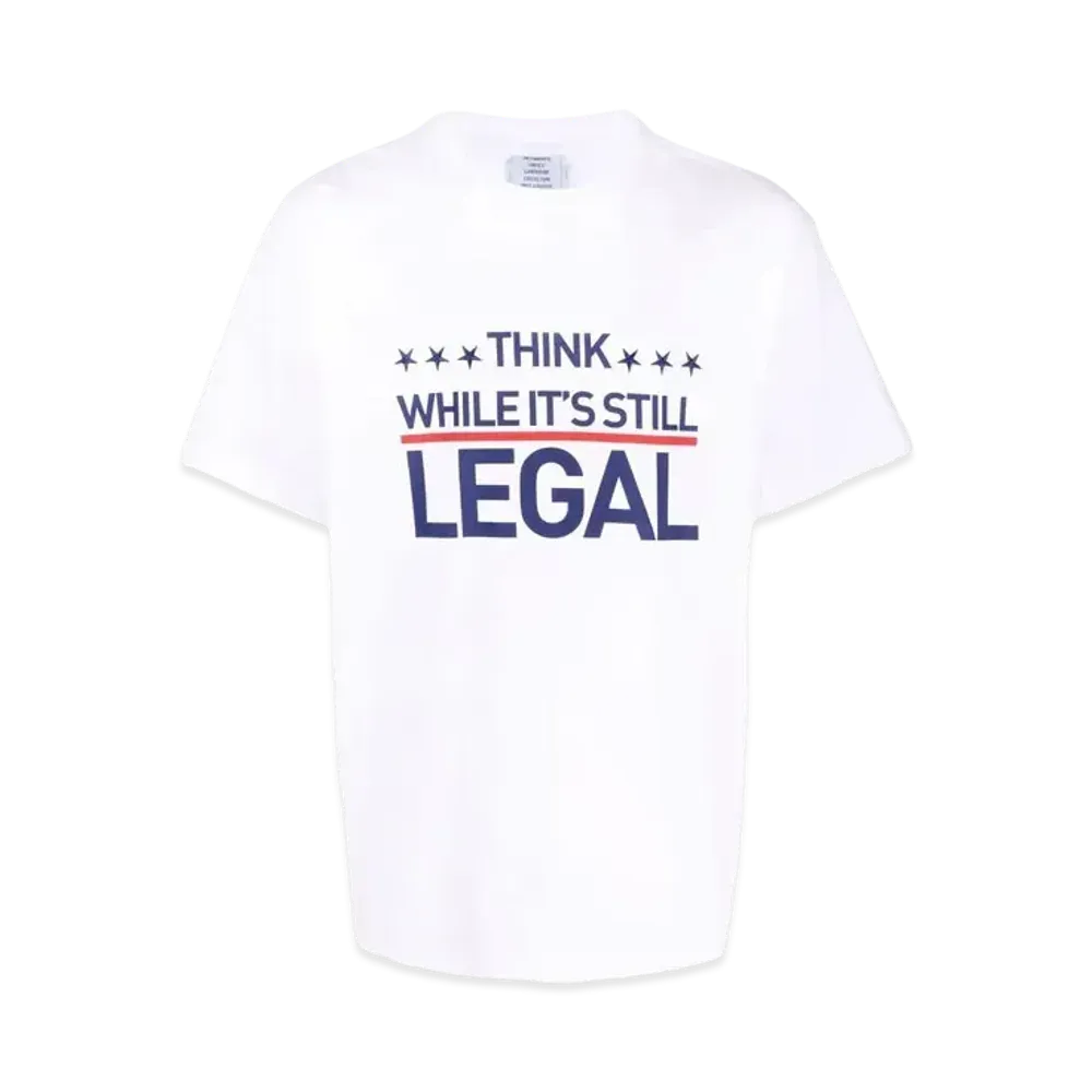 VETEMENTS Human Rights Tee "White"