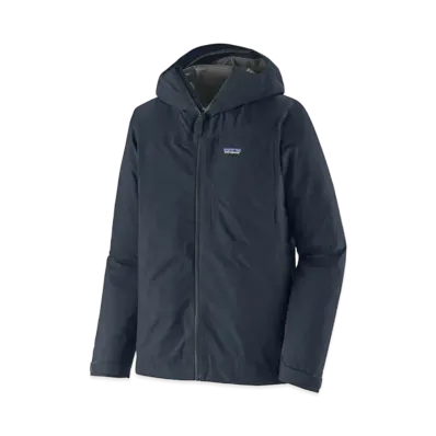 patagonia Men's Boulder Folk Rain Jacket "Smolder Blue"