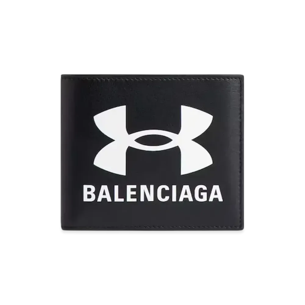 BALENCIAGA x Under Armour Square Folded Wallet "Black"