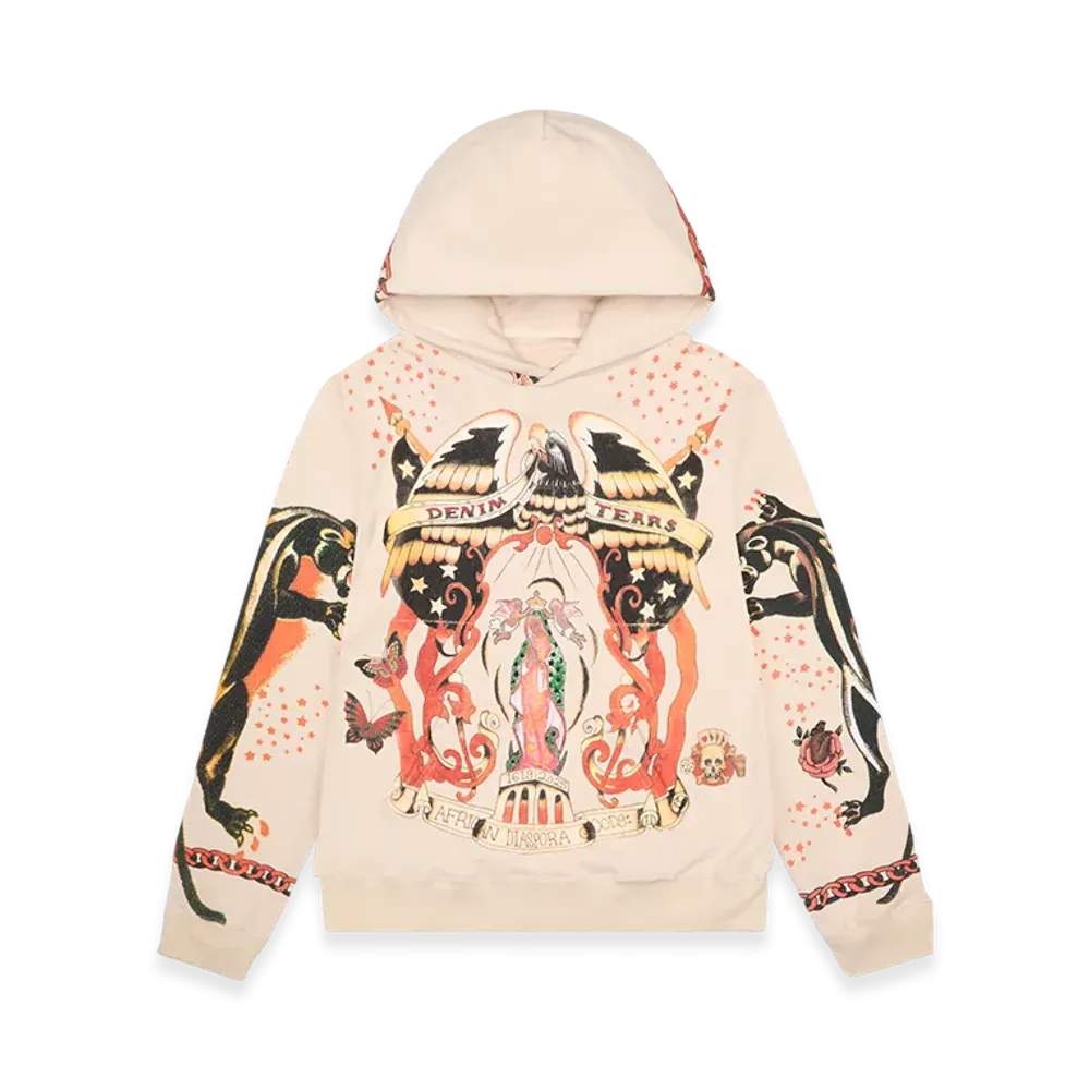 DENIM TEARS Tattoo Hoodie "Multi"